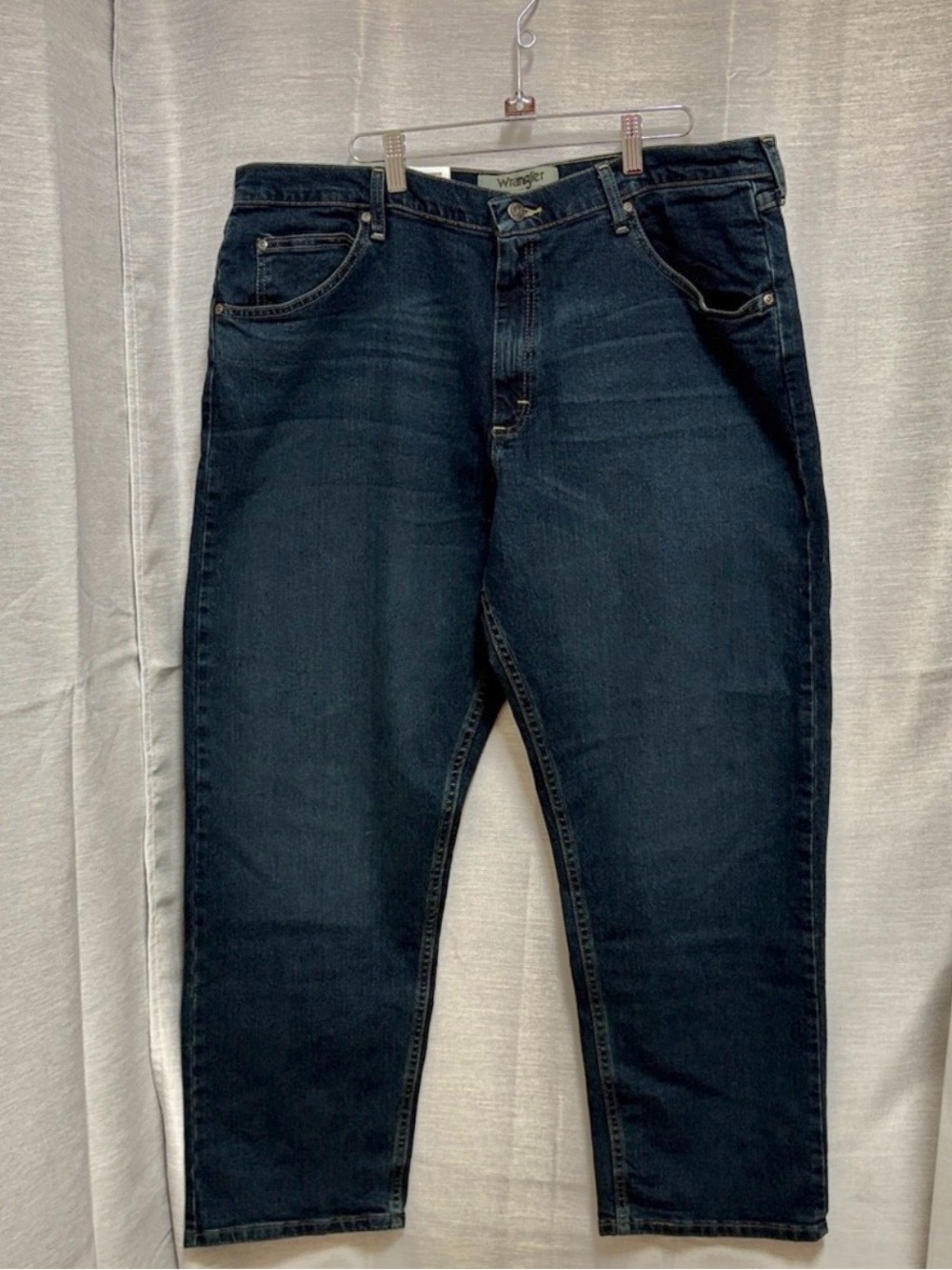 /NWT Wrangler Authentics Men's Deep Indigo Jeans Sz 38 x 29
